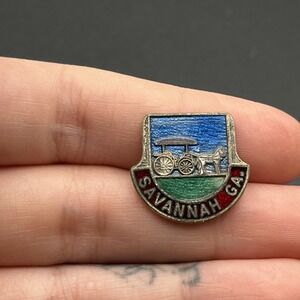 Savannah‎ Georgia Horse And Carriage United States Of America Lapel Hat Pin